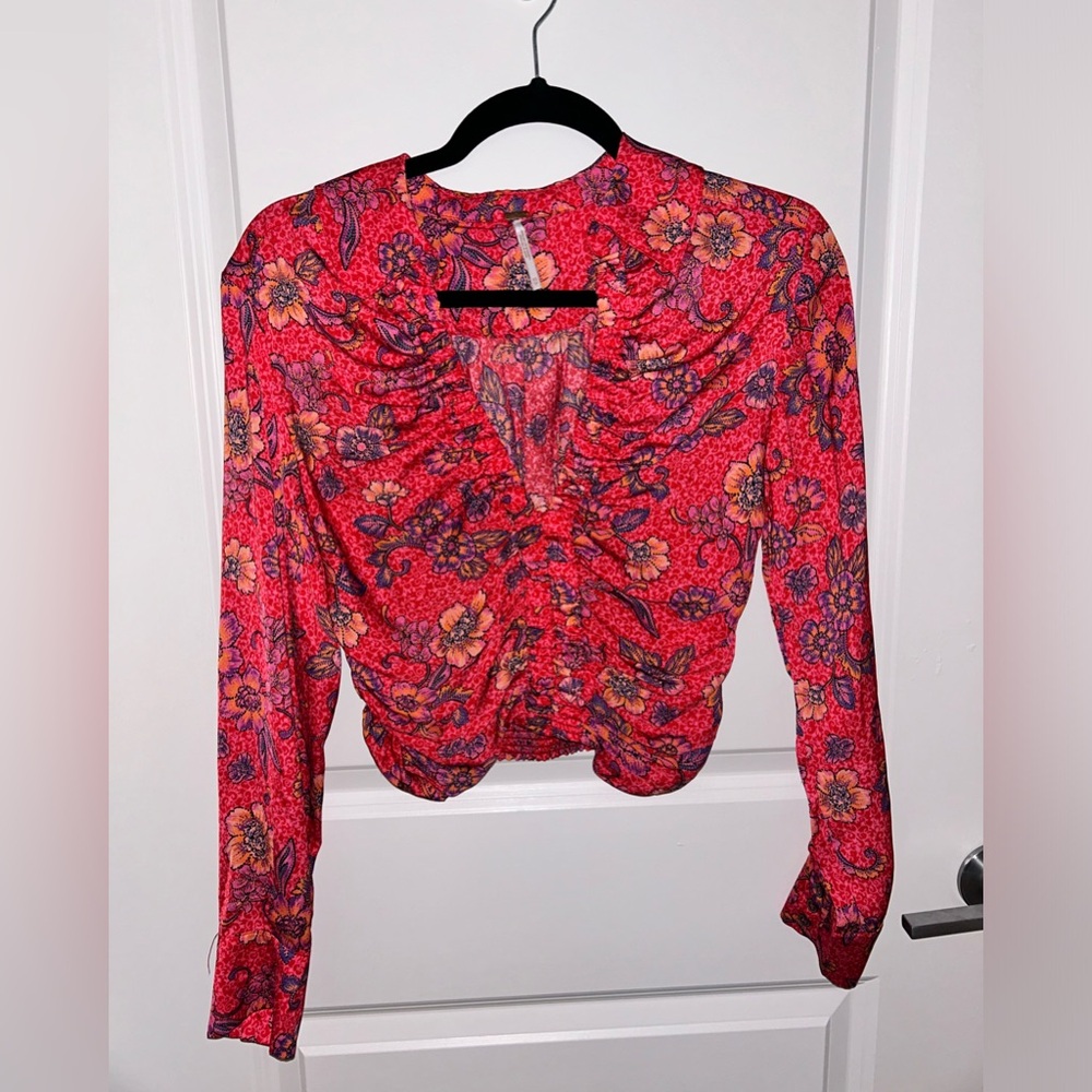 Free People Floral Top